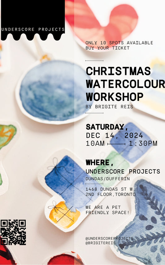 Christmas Watercolour Workshop - Saturday, Dec 14, 2024